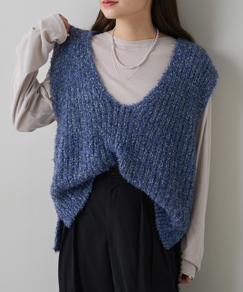 Penguin by Munsingwear INTARSIA KNIT VEST / インターシャ