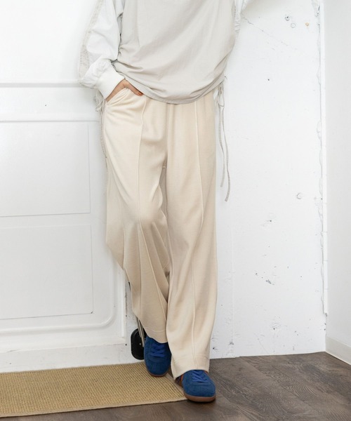 niko and...（ニコアンド）の「ラビットタッチベロアパンツ（その他パンツ・レディース・ラベンダー/モカ/グリーン/ホワイト/グレー/ブラック/アイボリー・MEDIUM/LONG）」の5枚目の写真