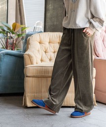 niko and... | ラビットタッチベロアパンツ(その他パンツ)