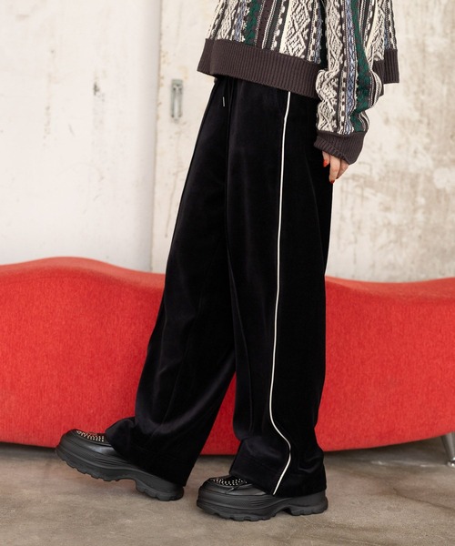 セール】ラビットタッチベロアパンツ（その他パンツ）｜niko and