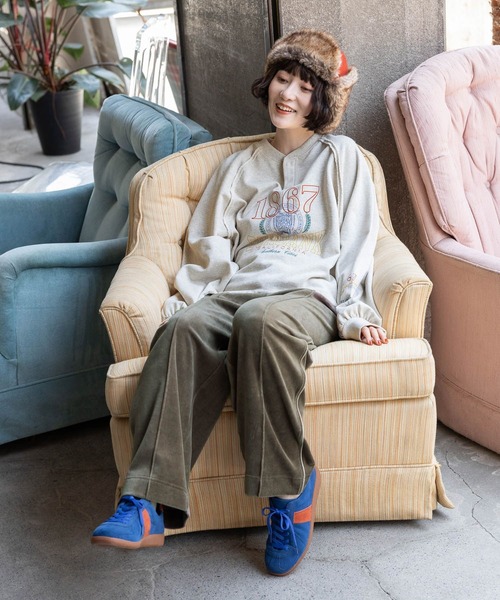 niko and...（ニコアンド）の「ラビットタッチベロアパンツ（その他パンツ・レディース・ラベンダー/モカ/グリーン/ホワイト/グレー/ブラック/アイボリー・MEDIUM/LONG）」の19枚目の写真