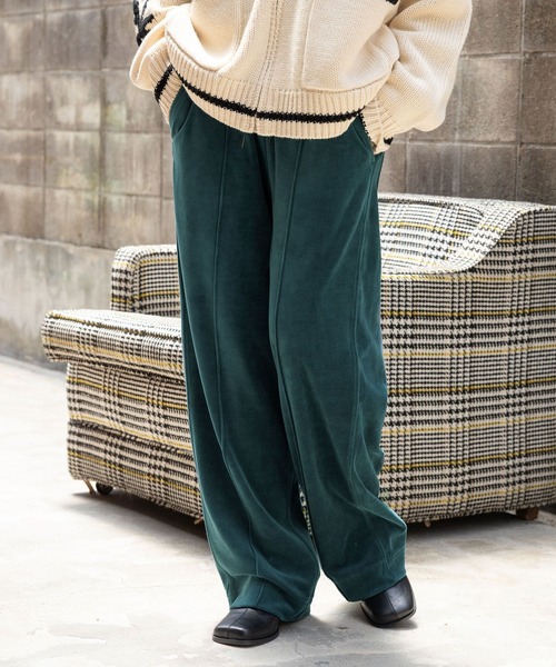 liten リテン　ベロア　パンツ　365 新品タグ付き Velour wide pants – LIten.online