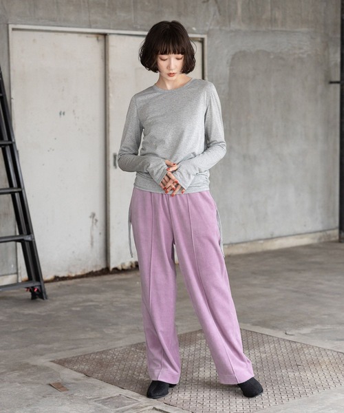 セール】ラビットタッチベロアパンツ（その他パンツ）｜niko and