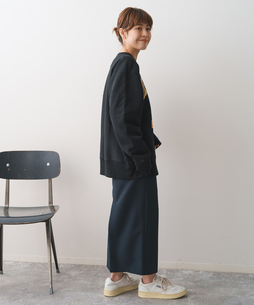 Spick & Span（スピックアンドスパン）の「《WEB＋名古屋店限定》Champion CREW NECK SWEATSHIRT MICKY C3-A031（スウェット・レディース・ブラック/アイボリー/グレー・SMALL/LARGE）」の9枚目の写真