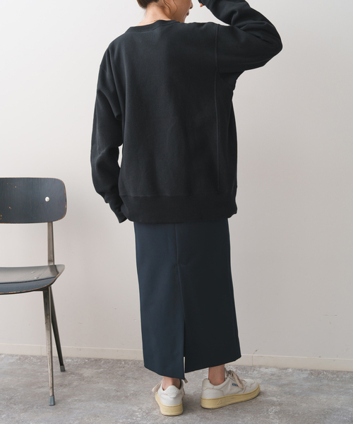 Spick & Span（スピックアンドスパン）の「《WEB＋名古屋店限定》Champion CREW NECK SWEATSHIRT MICKY C3-A031（スウェット・レディース・ブラック/アイボリー/グレー・SMALL/LARGE）」の10枚目の写真