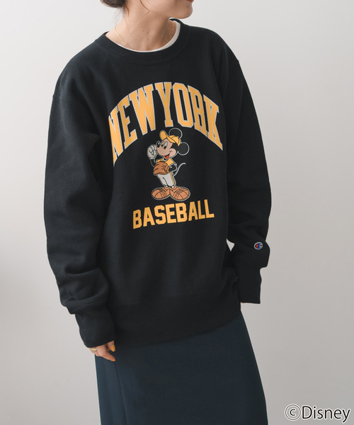 未使用 スピックアンドスパン チャンピオン ミッキー スウェットトレーナー現行品 c3-a031.jpg