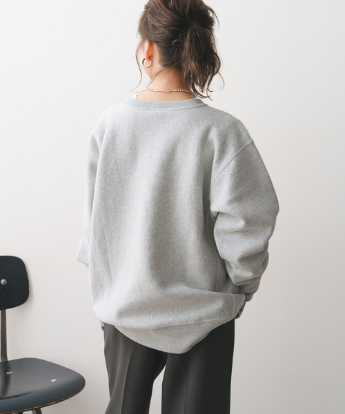 Spick & Span（スピックアンドスパン）の「《WEB＋名古屋店限定》Champion CREW NECK SWEATSHIRT MICKY C3-A031（スウェット・レディース・ブラック/アイボリー/グレー・SMALL/LARGE）」の19枚目の写真