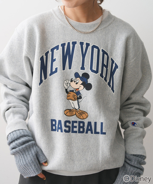 spick and span✖️champion MICKYスウェットシャツ　S Spick & Span（スピックアンドスパン）の「《WEB＋名古屋店限定