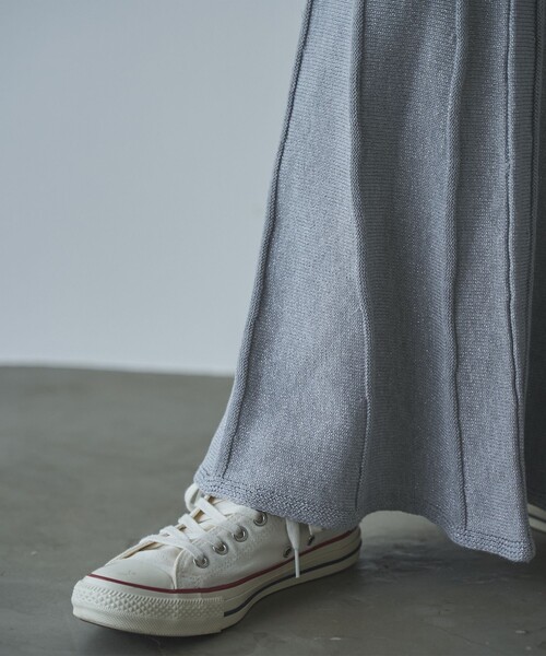 coen（コーエン）の「ラメプリーツニットスカート（スカート・レディース・グレー/ブラック・FREE）」の8枚目の写真