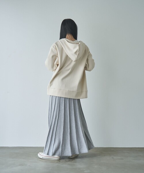 coen（コーエン）の「ラメプリーツニットスカート（スカート・レディース・グレー/ブラック・FREE）」の12枚目の写真