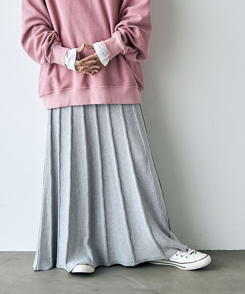 coen（コーエン）の「ラメプリーツニットスカート（スカート・レディース・グレー/ブラック・FREE）」の14枚目の写真