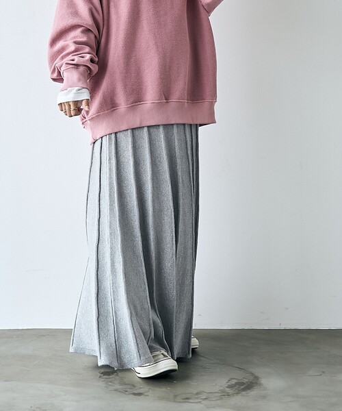 coen（コーエン）の「ラメプリーツニットスカート（スカート・レディース・グレー/ブラック・FREE）」の15枚目の写真