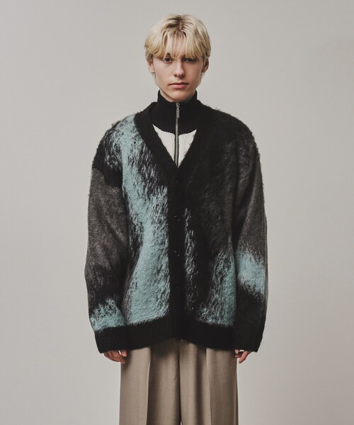 tk.TAKEO KIKUCHI(ティーケータケオキクチ)の「◆【全10色】シャギーカーディガン(カーディガン/ボレロ・メンズ・パープル系2/チャコールグレー/ブルー/ブラウン系その他/ブラック/ブルー系その他4/ライトグレー系2/ネイビー系1/ライトグレー/ダークグリーン系2・03/02/01)」の14枚目の写真