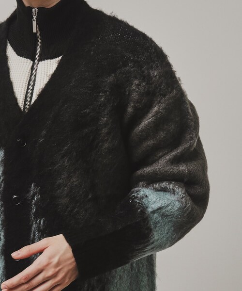 tk.TAKEO KIKUCHI(ティーケータケオキクチ)の「◆【全10色】シャギーカーディガン(カーディガン/ボレロ・メンズ・パープル系2/チャコールグレー/ブルー/ブラウン系その他/ブラック/ブルー系その他4/ライトグレー系2/ネイビー系1/ライトグレー/ダークグリーン系2・03/02/01)」の18枚目の写真