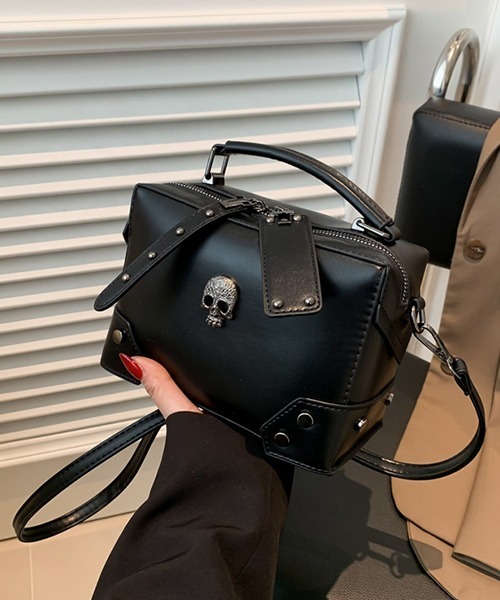 セール】ボックス型 クロスデザイン 2wayショルダーバッグ