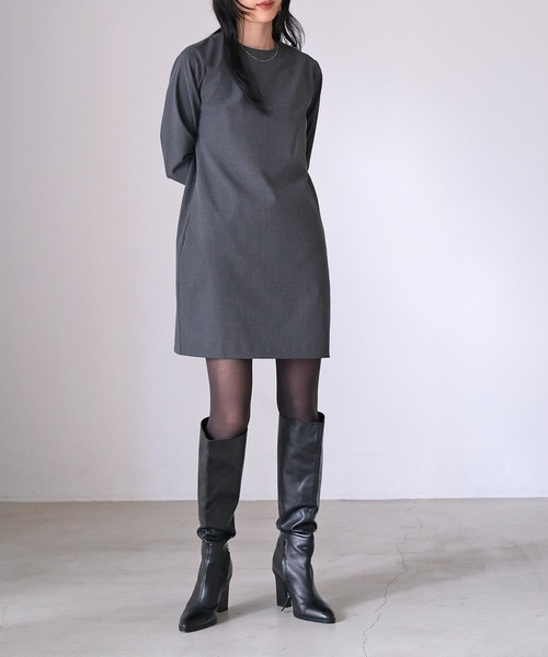 AKTE ペンシルミニドレス ペンシルミニドレス（ワンピース）｜AKTE（アクテ）のファッション通販