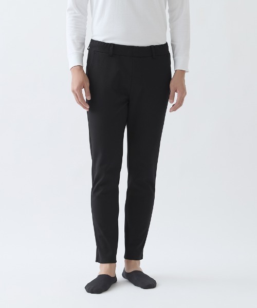 BODY WILD（ボディーワイルド）の「BODY WILD/ボディワイルド スマートダブルニット テーパード ストレッチパンツ（その他パンツ・メンズ・グレー/ネイビー/ブラック/ブラウン・MEDIUM/LARGE/X-LARGE）」の8枚目の写真