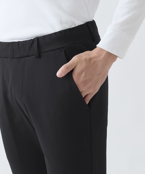 BODY WILD（ボディーワイルド）の「BODY WILD/ボディワイルド スマートダブルニット テーパード ストレッチパンツ（その他パンツ・メンズ・グレー/ネイビー/ブラック/ブラウン・MEDIUM/LARGE/X-LARGE）」の12枚目の写真