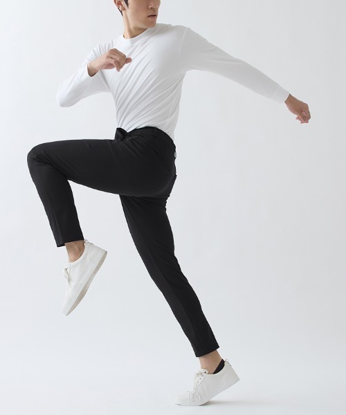 BODY WILD（ボディーワイルド）の「BODY WILD/ボディワイルド スマートダブルニット テーパード ストレッチパンツ（その他パンツ・メンズ・グレー/ネイビー/ブラック/ブラウン・MEDIUM/LARGE/X-LARGE）」の16枚目の写真