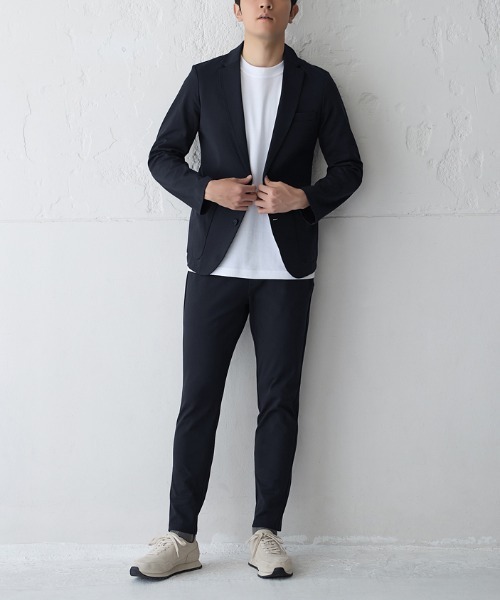 BODY WILD（ボディーワイルド）の「BODY WILD/ボディワイルド スマートダブルニット テーパード ストレッチパンツ（その他パンツ・メンズ・グレー/ネイビー/ブラック/ブラウン・MEDIUM/LARGE/X-LARGE）」の19枚目の写真