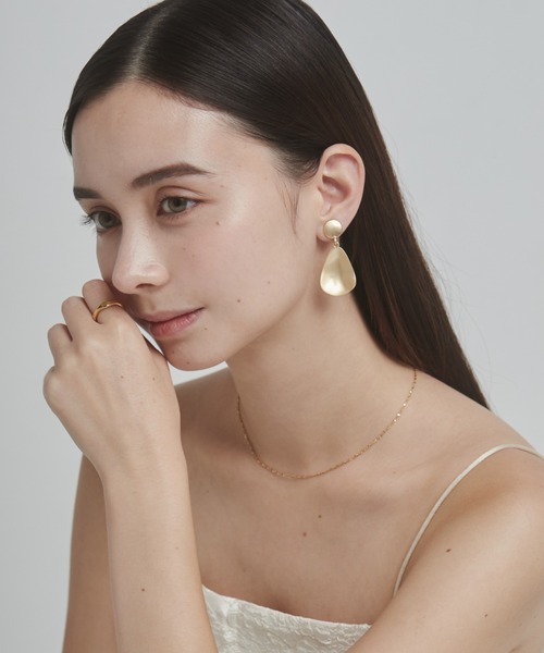 ciite'(シーテ)の「ヘンケイプレート イヤリング (両耳用)(イヤリング・レディース・シルバー/ゴールド/ピンクゴールド・FREE)」の13枚目の写真