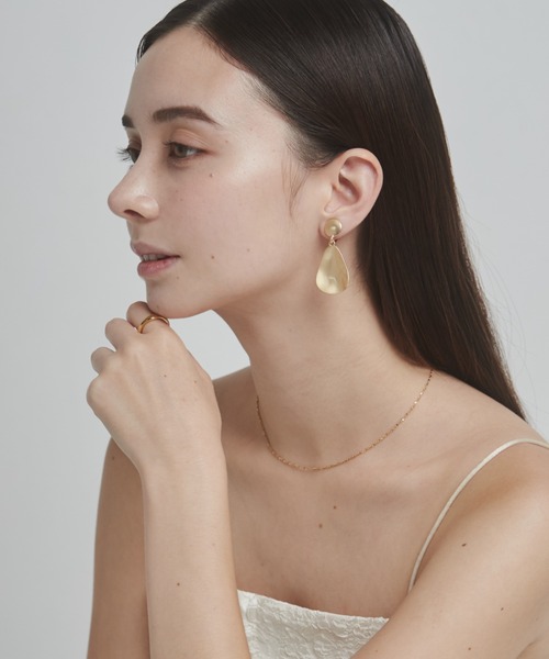 ciite'(シーテ)の「ヘンケイプレート イヤリング (両耳用)(イヤリング・レディース・シルバー/ゴールド/ピンクゴールド・FREE)」の16枚目の写真