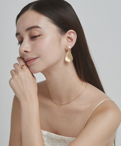 ciite'(シーテ)の「ヘンケイプレート イヤリング (両耳用)(イヤリング・レディース・シルバー/ゴールド/ピンクゴールド・FREE)」の17枚目の写真