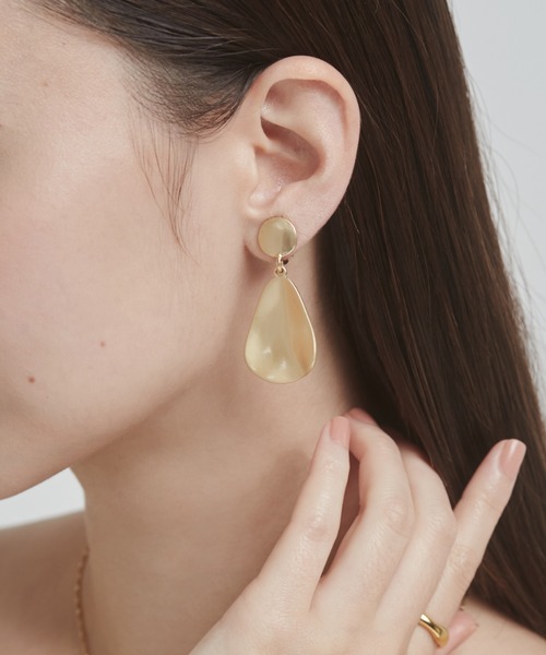 ciite'(シーテ)の「ヘンケイプレート イヤリング (両耳用)(イヤリング・レディース・シルバー/ゴールド/ピンクゴールド・FREE)」の12枚目の写真