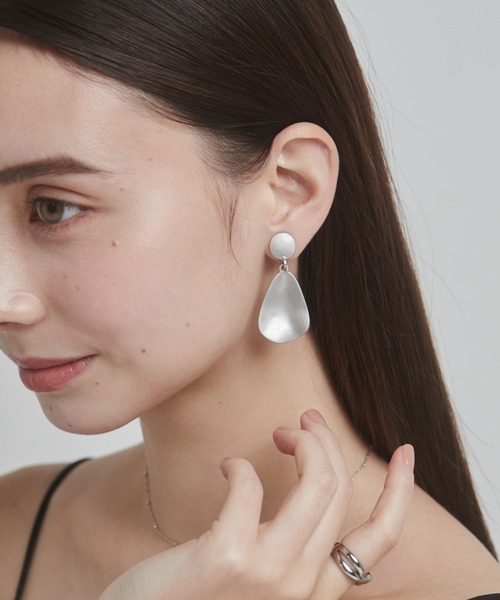 ciite'(シーテ)の「ヘンケイプレート イヤリング (両耳用)(イヤリング・レディース・シルバー/ゴールド/ピンクゴールド・FREE)」の14枚目の写真