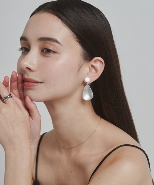 ciite'(シーテ)の「ヘンケイプレート イヤリング (両耳用)(イヤリング・レディース・シルバー/ゴールド/ピンクゴールド・FREE)」の19枚目の写真