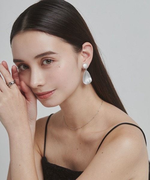 ciite'(シーテ)の「ヘンケイプレート イヤリング (両耳用)(イヤリング・レディース・シルバー/ゴールド/ピンクゴールド・FREE)」の15枚目の写真