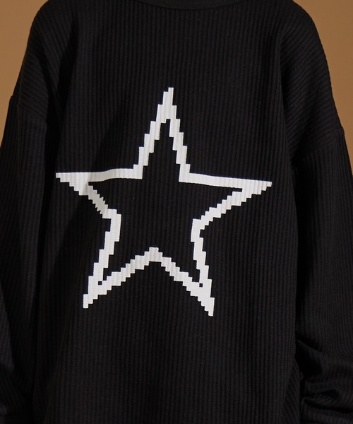 PAIRMANON STREET（ペアマノンストリート）の「【PAIRMANON STREET】アソート プリント ボーダー 刺繍 ワッフル ロンT（Tシャツ/カットソー・キッズ・ブラック/アイボリー/その他/ブラック系その他2/グリーン系その他/ベージュ/ホワイト系その他/レッド/パープル系その他/ブラック系その他/オレンジ系その他・90/120/150/160/100/110/130/140）」の19枚目の写真