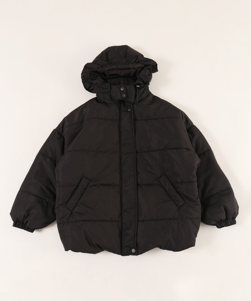 セール】【PHILLY】フリルフードフェイクダウンジャケット（ブルゾン