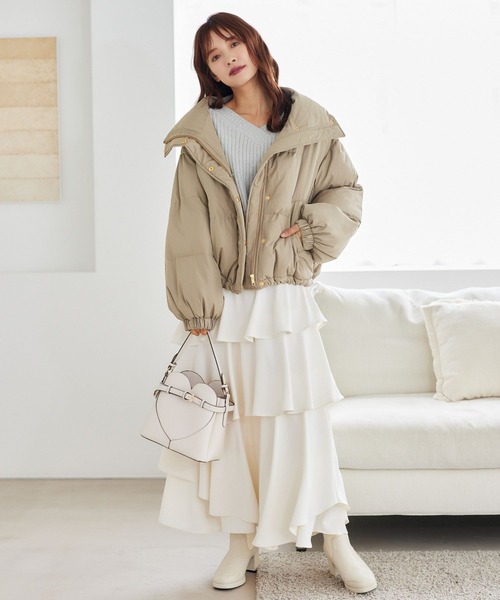 mysty woman（ミスティウーマン）の「ラメスパンコール2WAYプルオーバー　246386（ニット/セーター・レディース・オフホワイト/ブラック/ライトブルー/ライトピンク・FREE）」の12枚目の写真