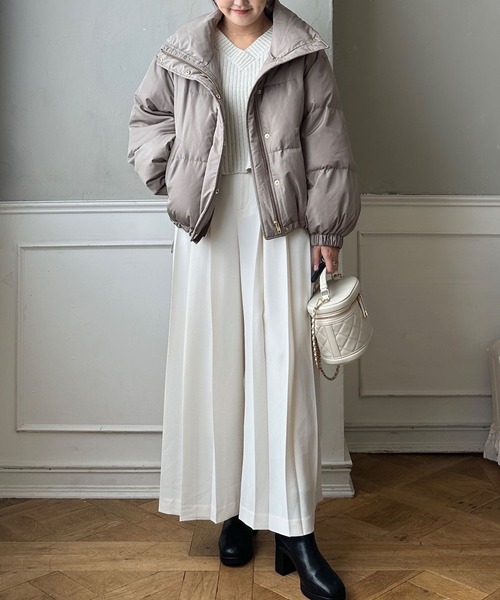 mysty woman（ミスティウーマン）の「ラメスパンコール2WAYプルオーバー　246386（ニット/セーター・レディース・オフホワイト/ブラック/ライトブルー/ライトピンク・FREE）」の18枚目の写真