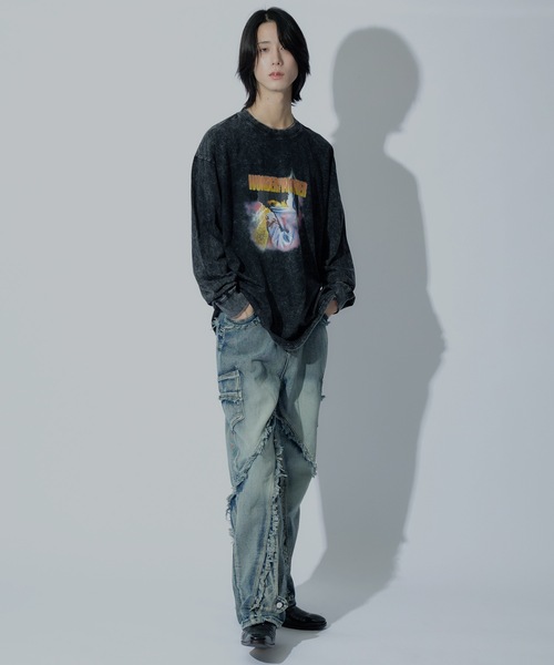 WONDER OF WANDER（ワンダーオブワンダー）の「Graphic L/S TEE B（Tシャツ/カットソー・メンズ・グリーン/ブラック・M/XL/L）」の13枚目の写真