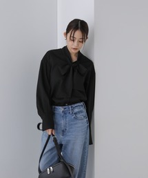 【ZOZO限定】ストレッチツイル2WAY ボウタイシャツジャケット