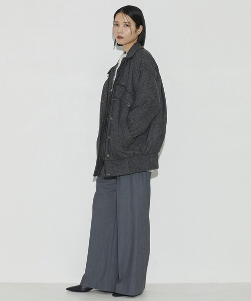 Firsthand(ファーストハンド)の「Firsthand/ファーストハンド ストックファブリック中綿ブルゾン(ブルゾン・レディース・グレー/チャコールグレー・S/M)」の21枚目の写真