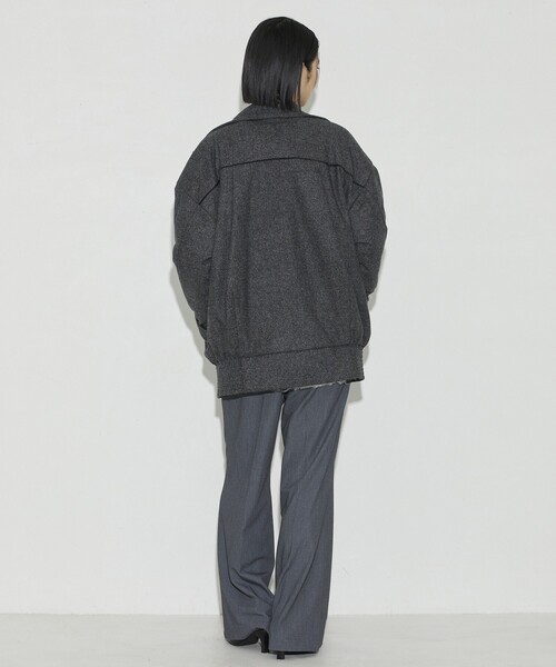 Firsthand(ファーストハンド)の「Firsthand/ファーストハンド ストックファブリック中綿ブルゾン(ブルゾン・レディース・グレー/チャコールグレー・S/M)」の22枚目の写真