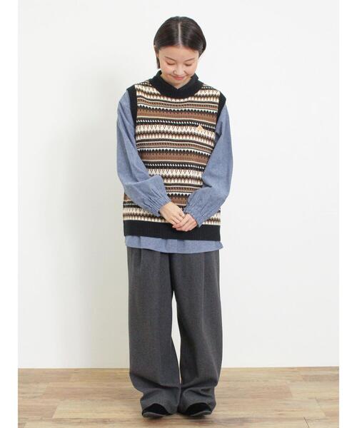 KELTY（ケルティ）の「【KELTY×Samansa Mos2】ジャカードニットベスト（ベスト・レディース・グリーン/ベージュ/ブラック・F）」の20枚目の写真