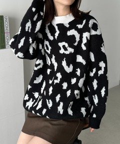 セール】ラメフローラルニットトップ（ニット/セーター）｜GRACE