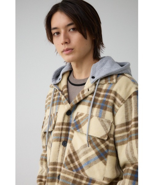 AZUL by moussy(アズールバイマウジー)の「中綿キルトCPOジャケット(ブルゾン・メンズ・ブラウン系その他/ブルー系その他/ブラック系その他・FREE)」の19枚目の写真