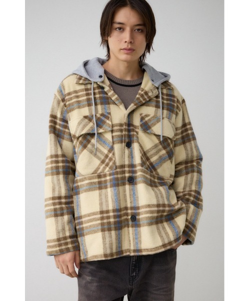 AZUL by moussy(アズールバイマウジー)の「中綿キルトCPOジャケット(ブルゾン・メンズ・ブラウン系その他/ブルー系その他/ブラック系その他・FREE)」の20枚目の写真