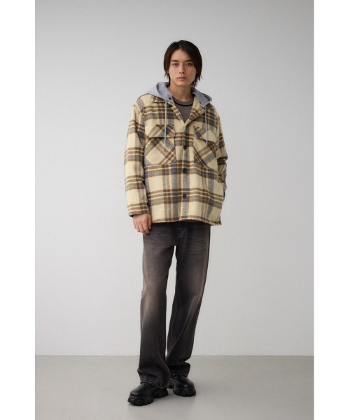AZUL by moussy(アズールバイマウジー)の「中綿キルトCPOジャケット(ブルゾン・メンズ・ブラウン系その他/ブルー系その他/ブラック系その他・FREE)」の21枚目の写真