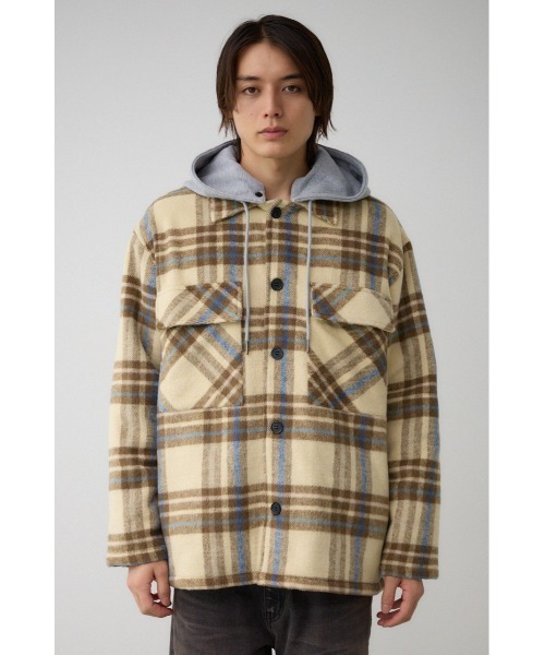 AZUL by moussy(アズールバイマウジー)の「中綿キルトCPOジャケット(ブルゾン・メンズ・ブラウン系その他/ブルー系その他/ブラック系その他・FREE)」の22枚目の写真