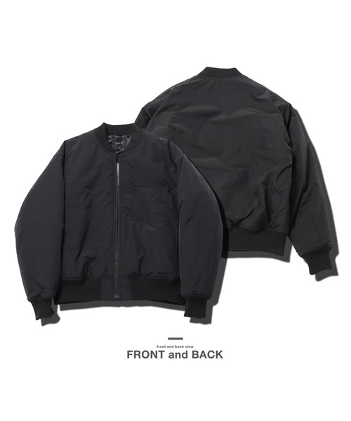 jiggys shop(ジギーズショップ)の「中綿MA-1パデッドジャケットブルゾン(MA-1・メンズ・ブラック・MEDIUM/LARGE/X-LARGE)」の6枚目の写真