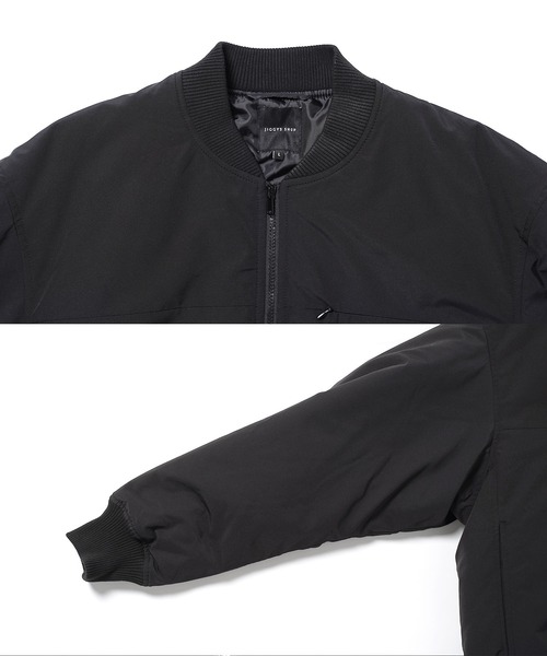 jiggys shop(ジギーズショップ)の「中綿MA-1パデッドジャケットブルゾン(MA-1・メンズ・ブラック・MEDIUM/LARGE/X-LARGE)」の7枚目の写真