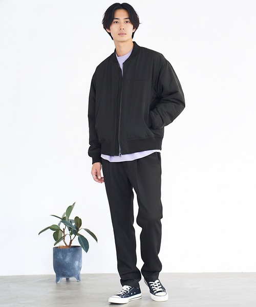 jiggys shop(ジギーズショップ)の「中綿MA-1パデッドジャケットブルゾン(MA-1・メンズ・ブラック・MEDIUM/LARGE/X-LARGE)」の20枚目の写真