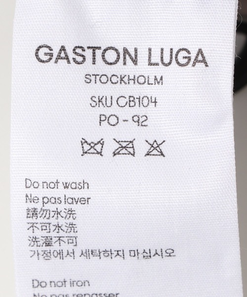 SENSE OF PLACE by URBAN RESEARCH（センスオブプレイスバイアーバンリサーチ）の「GASTON LUGA　Splash Crossbody Bag（ボディバッグ/ウエストポーチ・メンズ・グレー系その他・ONE）」の2枚目の写真