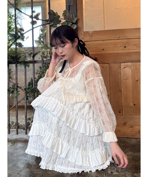 merry jenny バルーンカラーブラウス merry jenny ブラウス シャツ バルーンカラーブラウス